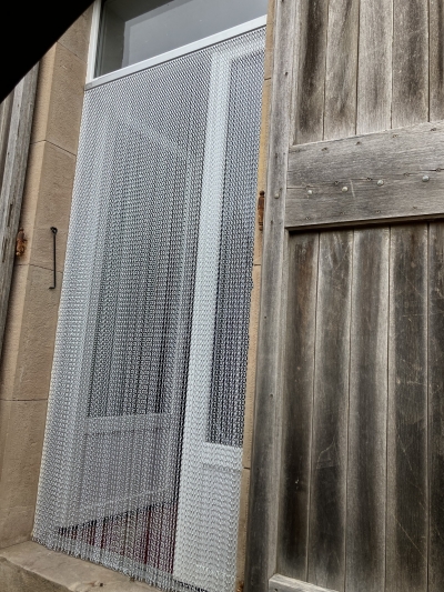 Rideau chainette Soria argent